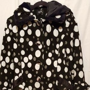 Heart & Roses hooded coat
